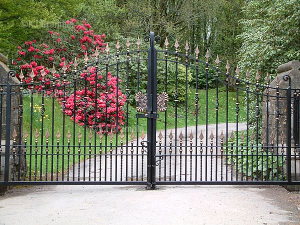  IRON GATES, Painted.Devon,Somerset